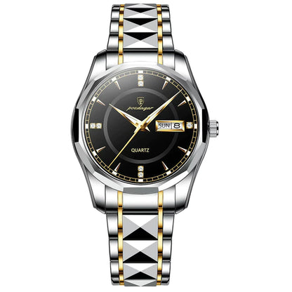 2021 New Fashion Men'S Watches Stainless Steel Top Brand Luxury Waterproof Men Quartz Wristwatches Relogio Masculino