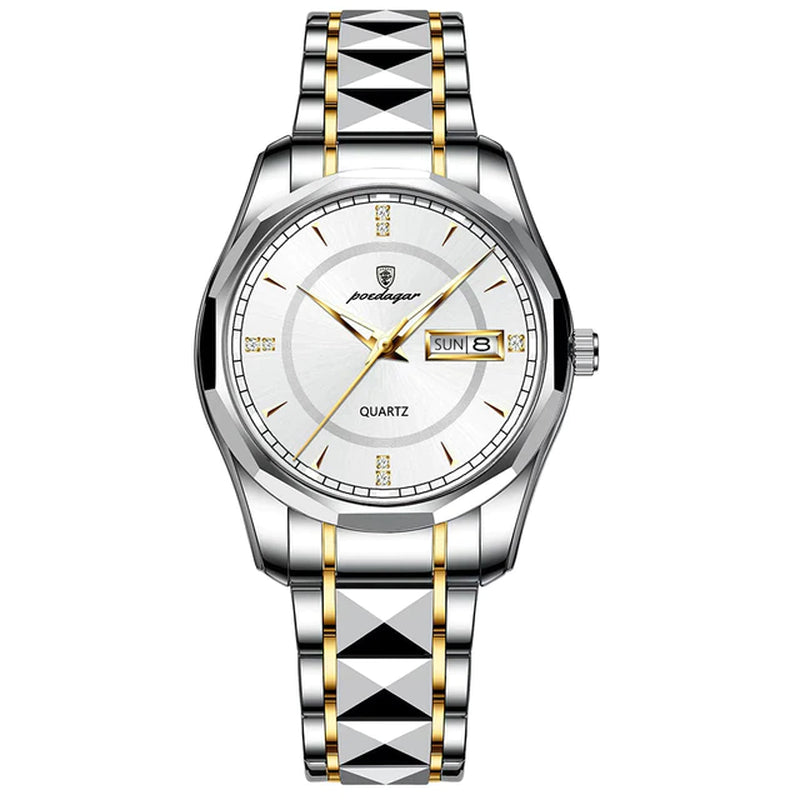 2021 New Fashion Men'S Watches Stainless Steel Top Brand Luxury Waterproof Men Quartz Wristwatches Relogio Masculino