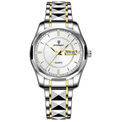 2021 New Fashion Men'S Watches Stainless Steel Top Brand Luxury Waterproof Men Quartz Wristwatches Relogio Masculino