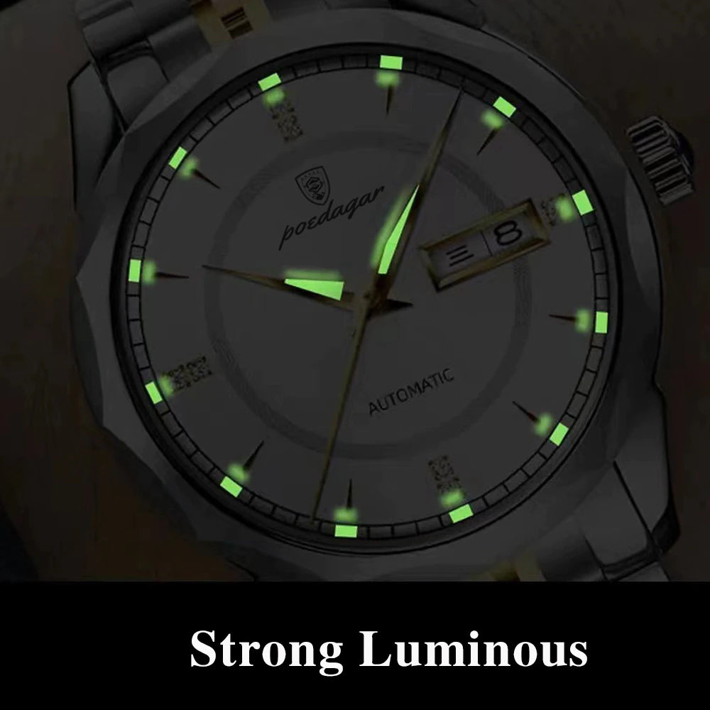 2021 New Fashion Men'S Watches Stainless Steel Top Brand Luxury Waterproof Men Quartz Wristwatches Relogio Masculino